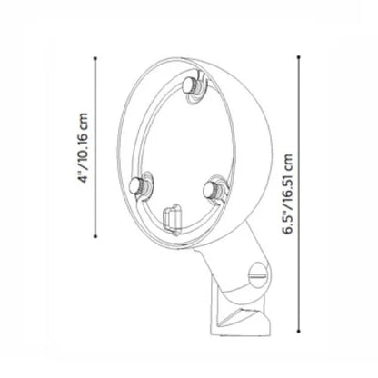 FX Luminaire RLLED20WCU Up Light w/ 2 Watt 2700K LED - Copper