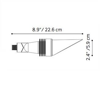 Fx Luminaire JBZDCFB LED Down Light w/ 9.1 Watt 2700K - Black
