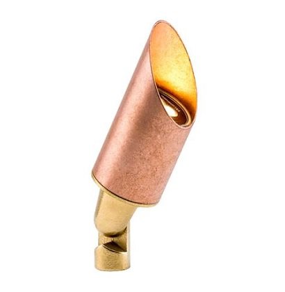 Fx Luminaire LRLED20WFLLSCU LED Up Light w/ integrated LED - Copper