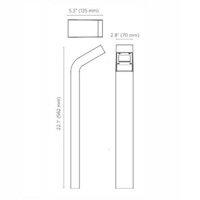 Fx Luminaire MPJZD6LEDBZ LED Path light - Bronze