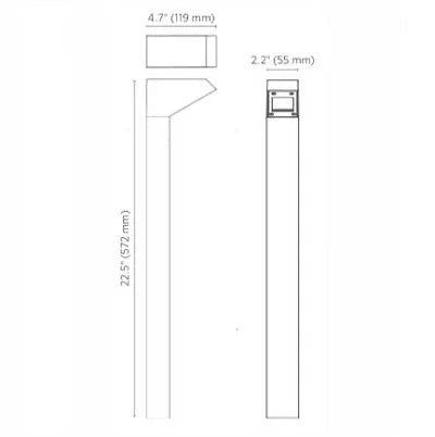 Fx Luminaire MPKZD3LEDBZ LED Path light - Bronze