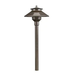 Fx Luminaire PLLED20W18RBZ Path Light w/ integrated LED - Bronze