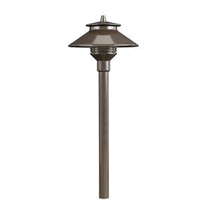 Fx Luminaire PLLEDTABZZDC12RA Path Light w/ integrated LED - Bronze