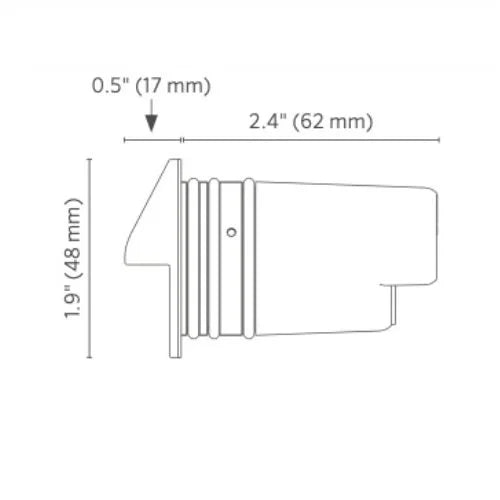 Fx Luminaire VOZD1LEDSS LED In Grade Light - Stainless Steel