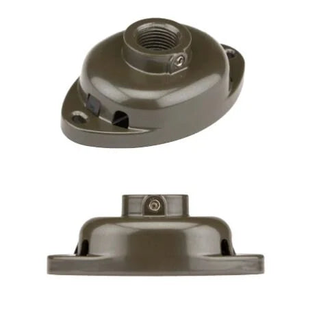 Fx Luminaire Bronze Mini Junction Box 1/2 in
