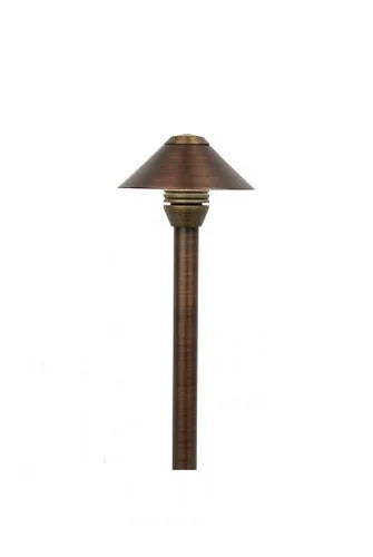 Fx Luminaire SCLEDTAABPZD1LED12RAAB Antique Bronze Path Light