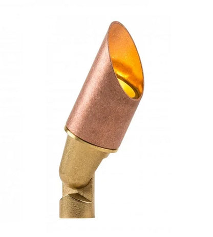 Fx Luminaire FRZDCLSCU Copper LED Up Light w/ integrated LED - Shrouded