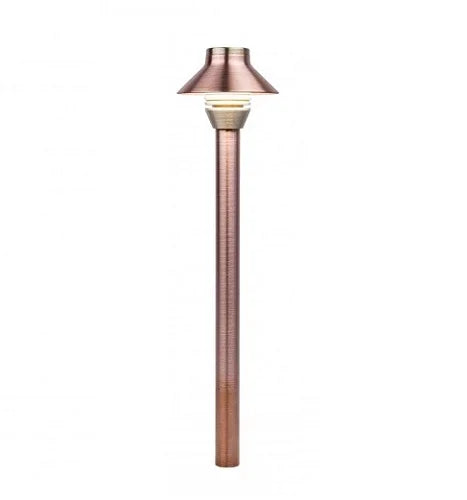Fx Luminaire HCLEDTACUPZD1LED12RA Copper Path Light w/ integrated LED