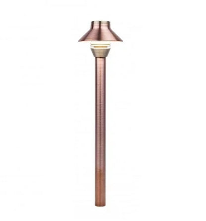 Fx Luminaire HCLEDTACUPZD1LED12RA Copper Path Light w/ integrated LED