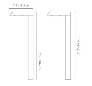 Fx Luminaire MPLZDCSV LED Path light - Silver