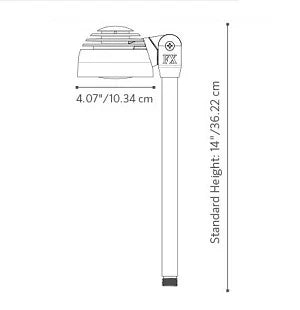 Fx Luminaire RW6LED18RBZ LED Path light - Bronze