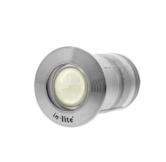 In-Lite 10104000-D HYVE 22 RVS Ground Light w/ 0.25W 3000K LED - Stainless Steel