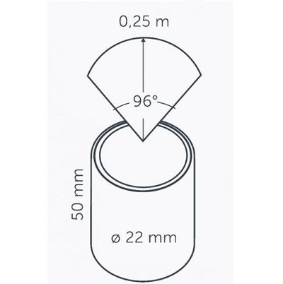In-Lite 10104100 Fusion 22 Ground Light w/ 0.2W 1750K LED