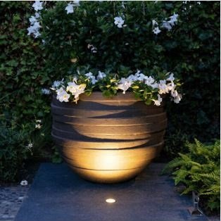 In-Lite 10104180-BL LUNA Ground Light w/ 3W 3100K LED - Black