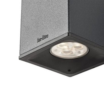 In-Lite 10301015 Big Cubid Wall Light w/ 1W 2900K LED - Dark Gray