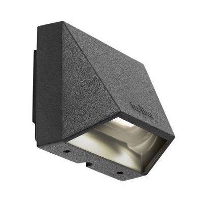 In-Lite 10301780 Mini Wedge Wall Light w/ 0.6W 2900K LED - Dark Gray