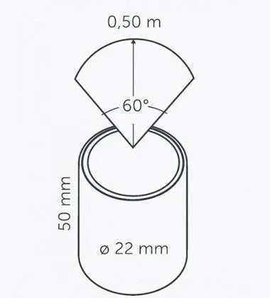 In-Lite 10104090 HYVE 22 Ground Light w/ 0.2W 2750K LED
