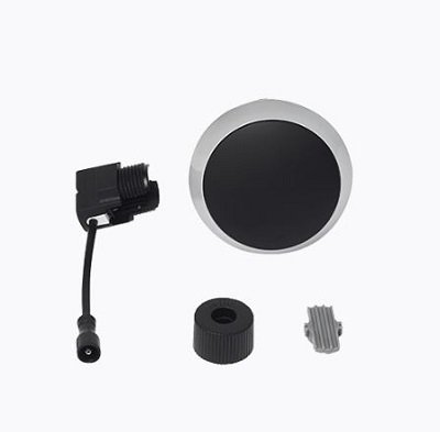 In-Lite 10104175 Puck 22 Ground Light w/ 0.6W 2900K LED 22MM - Black