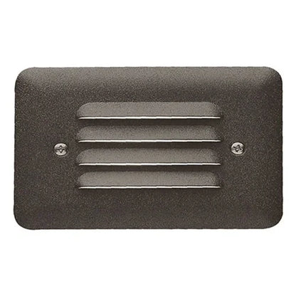 Kichler 15072AZT Mini Louvered Step Light w/ 1.5 W 2700K LED - Bronze
