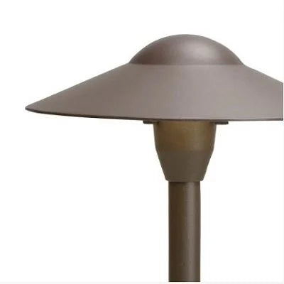 Kichler 15410AZT 8" Dome Path Light w/ T5 LED - Bronze