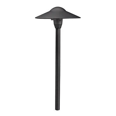 Kichler 15310BKT 8" Dome Path Light w/ LED 2700K - Black