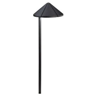 Kichler 15315BKT Six Groove Path Light w/ S8 2700K LED - Black