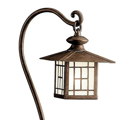 Kichler 15319PZ Mission Path Light w/ S8 2700K - Bronze