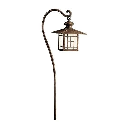 Kichler 15319PZ Mission Path Light w/ S8 2700K - Bronze