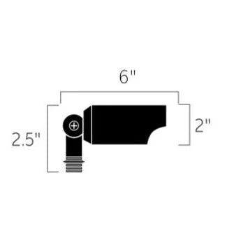 Kichler 15384BKT Mini Accent Light w/ 27K MR16 LED - Black