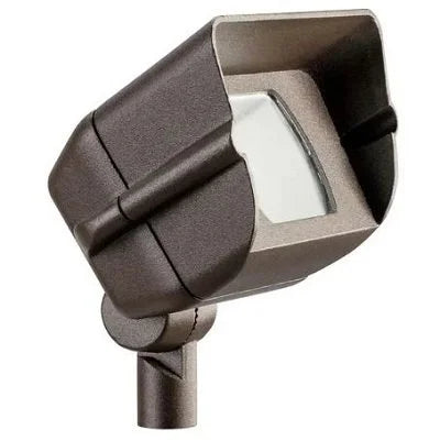 Kichler 15396AZT Miniature Hooded Adjustable Wide Flood Light w/ T3 LED - Bronze