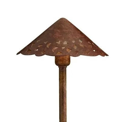 Kichler 15443TZT Hammered Roof Path Light w/ S8 LED - Textured Bronze