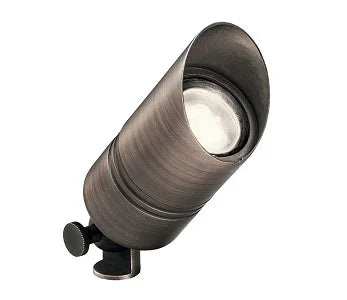 Kichler 15475CBR Up Light w/ MR16 4w LED 3000K - Brass