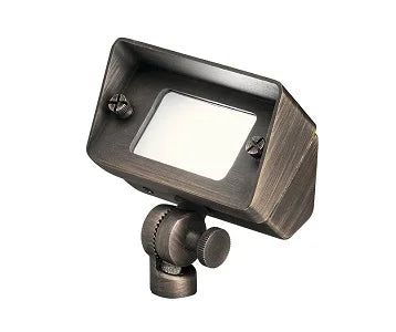 Kichler 15476CBR Wall Wash Light w/ T5 2 Watt 3000K LED - Brass