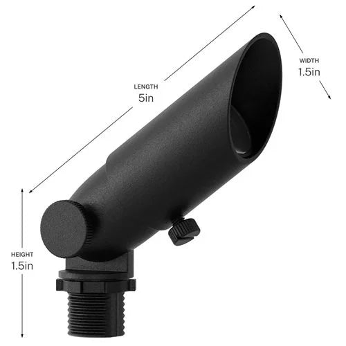 Kichler 15483BKB Up Light w/ MR8 LED - Black
