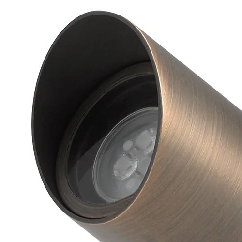 Kichler 15485CBR Fixed Socket Accent Light w/ LED - Brass