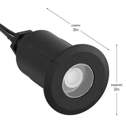 Kichler 15490BKB In Ground Light w/ MR8 2w LED 2700K - Black