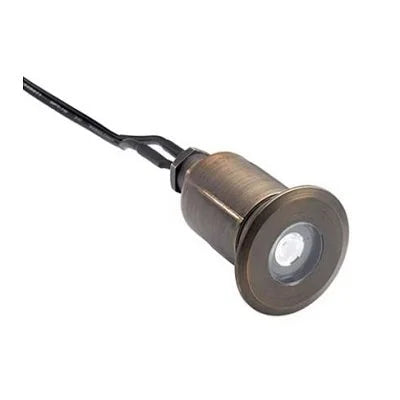 Kichler 15490CBR In Ground Light w/ MR8 2w LED 2700K - Brass
