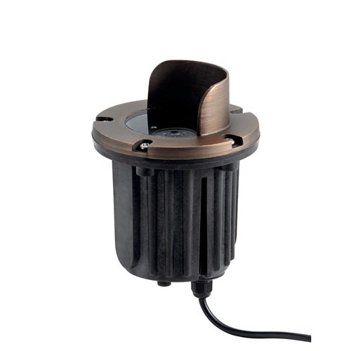 Kichler 15496cbr In Ground Light w/ MR16 4w LED 2700K - Brass