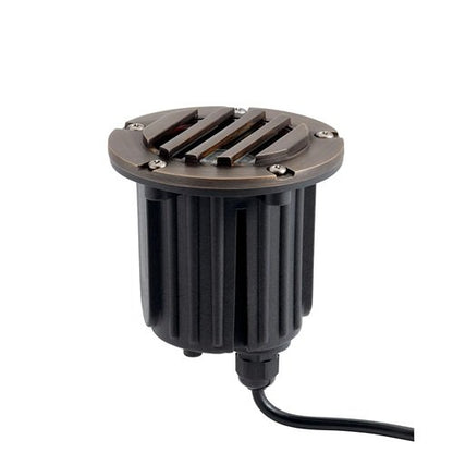 Kichler 15497CBR In Ground Beacon Light w/ MR16 4w LED 2700K - Brass