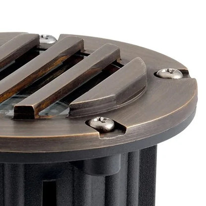 Kichler 15497CBR In Ground Beacon Light w/ MR16 4w LED 2700K - Brass