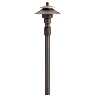 Kichler 15502CBR Path Light w/ T3 2.3 Watt LED 2700K - Brass