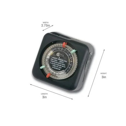 Kichler 15557BK Mechanical Timer