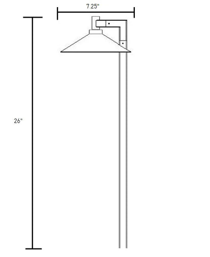 Kichler 15800AZT27R Path Light w/ 4.3 Watt LED 2700K - Bronze