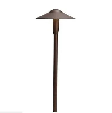 Kichler 15810AZT27R 8" Dome Path Light w/ LED 2700K - Bronze