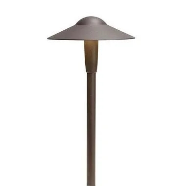 Kichler 15811AZT30R Short Dome Path Light w/ 4.3W LED 3000K - Bronze