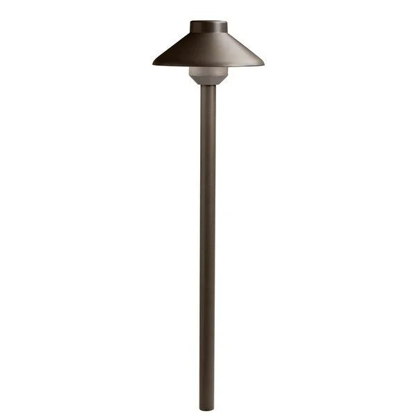 Kichler 15821AZT27 Short Stepped Path Light w/ 2700K LED - Bronze