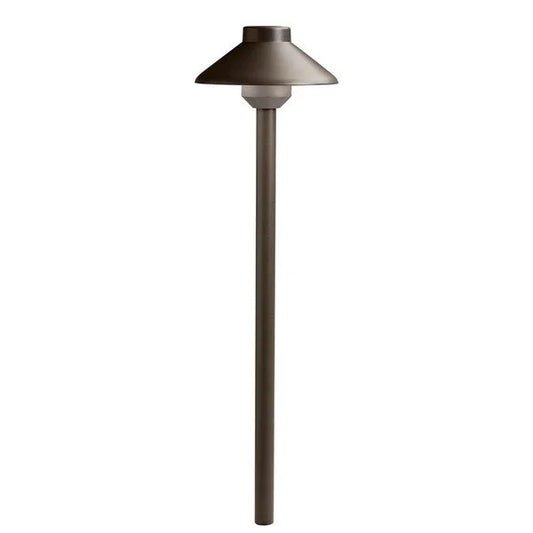 Kichler 15821AZT27 Short Stepped Path Light w/ 2700K LED - Bronze