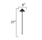 Kichler 15839CO30R Path Light w/ 4.3W LED 3000K - Copper