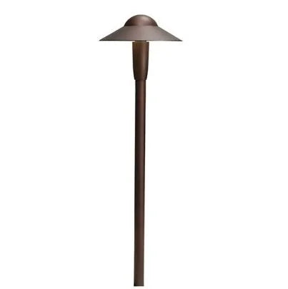 Kichler 15870AZT27R 6" Dome Path Light w/ LED 2700K - Bronze