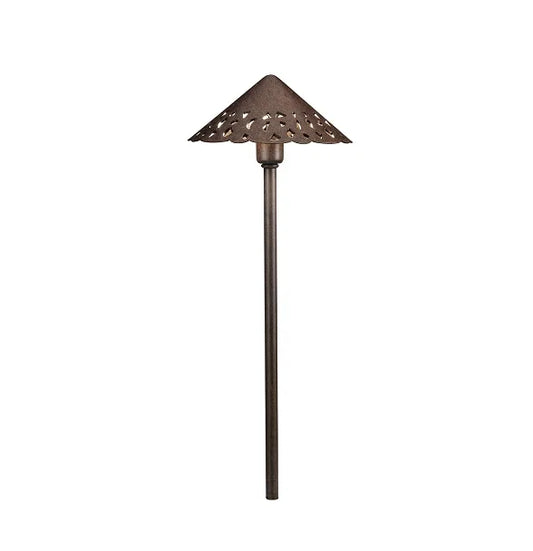 Kichler 15871TZT Hammered Roof Path Light w/ 4W LED 3000K - Bronze